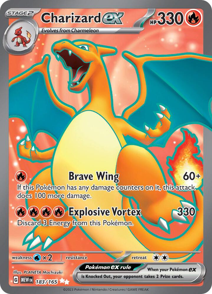 Charizard ex - 183/165 card image