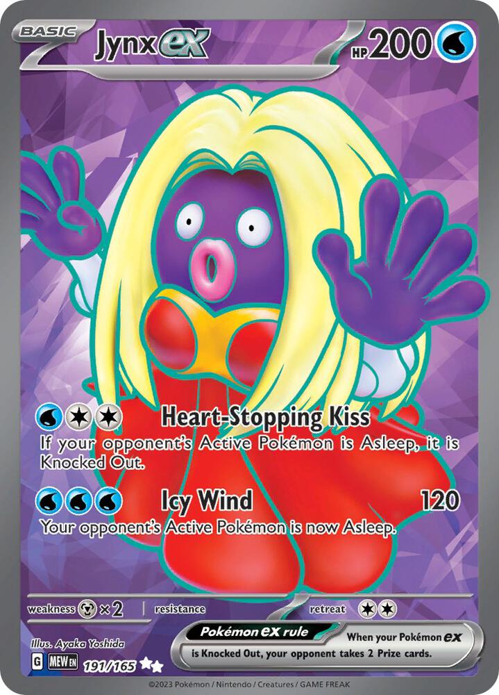Jynx ex - 191/165 card image