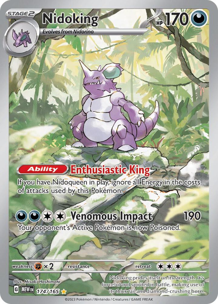Nidoking - 174/165 card image