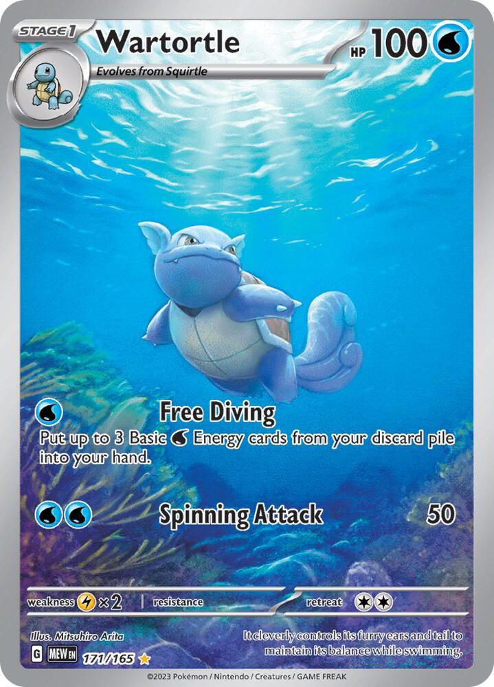 Wartortle - 171/165 card image