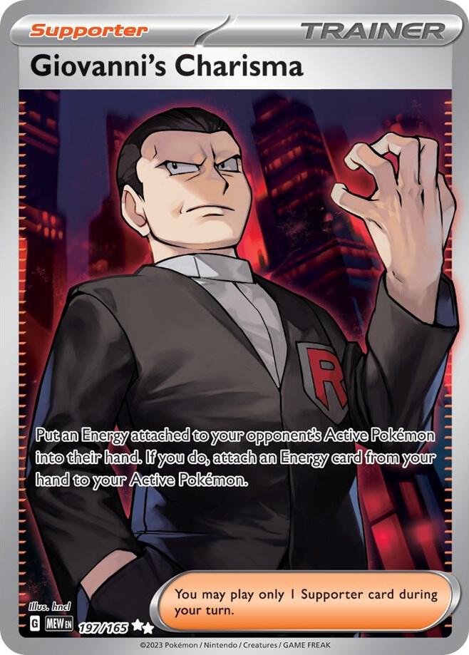 Giovanni's Charisma - 197/165 card image