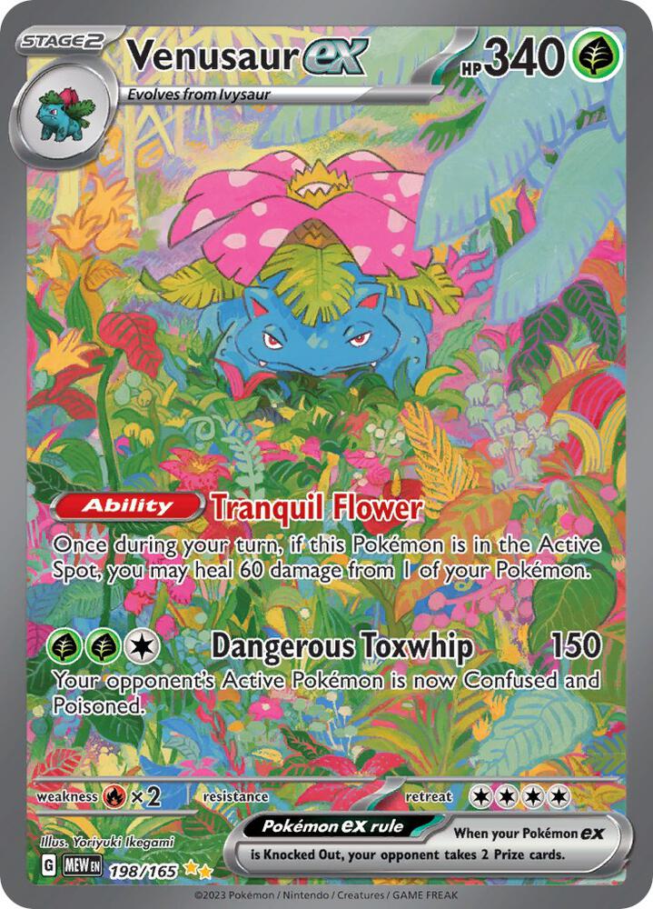 Venusaur ex - 198/165 card image