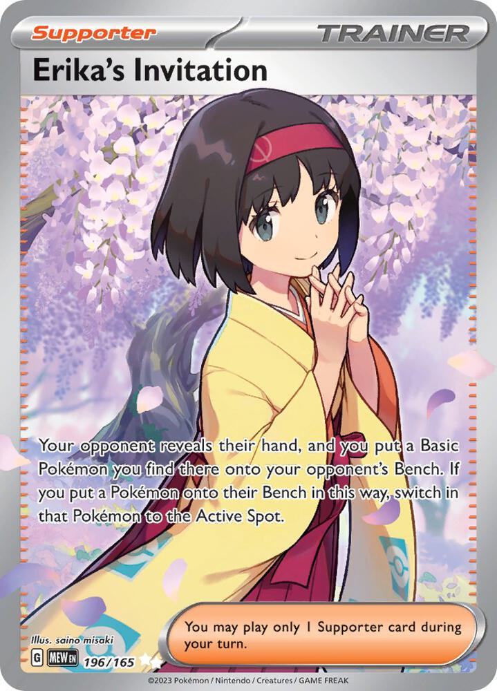 Erika's Invitation - 196/165 card image