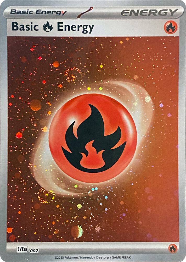 Basic Fire Energy (Cosmos Holo) card image