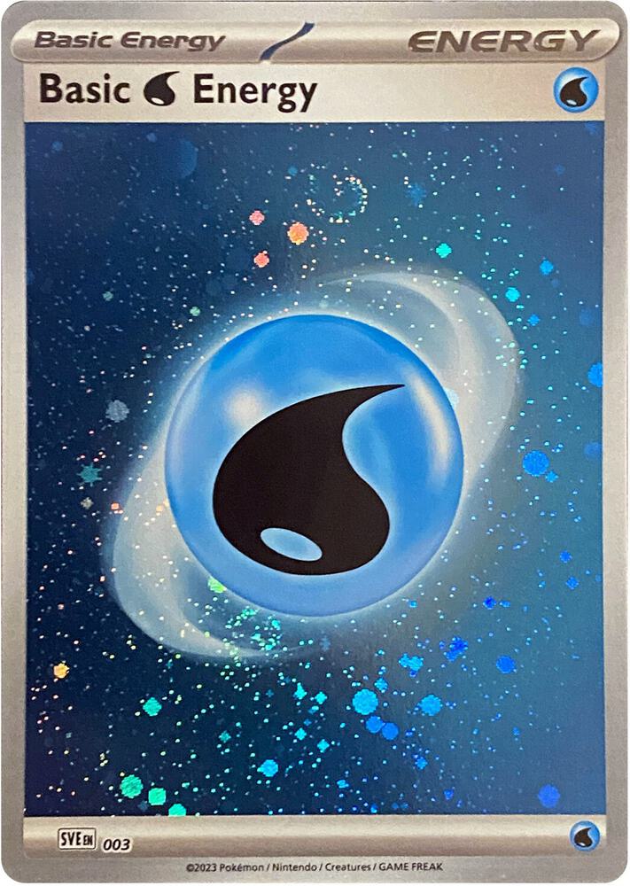 Basic Water Energy (Cosmos Holo) card image