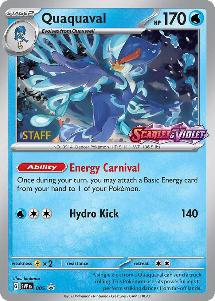 Quaquaval - 005 (Prerelease) [Staff] card image