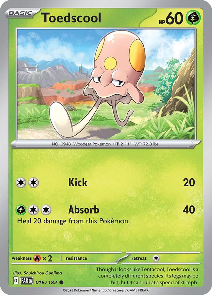 Toedscool - 016/182 card image