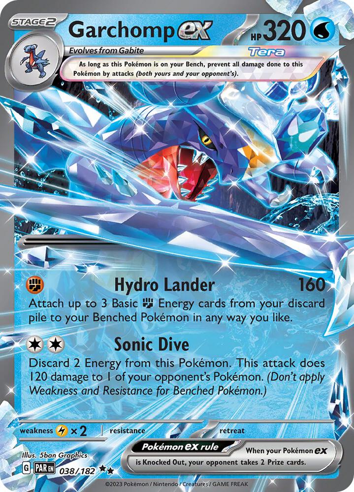 Garchomp ex - 038/182 card image