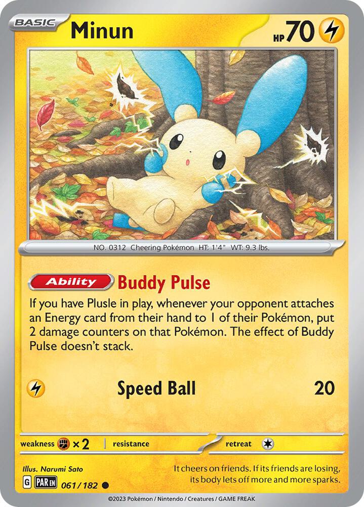 Minun - 061/182 card image