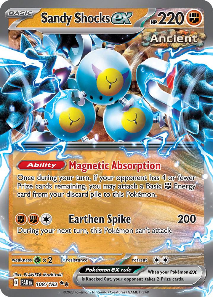 Sandy Shocks ex - 108/182 card image