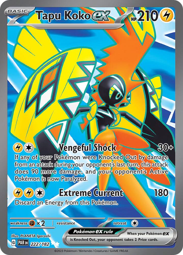 Tapu Koko ex - 222/182 card image