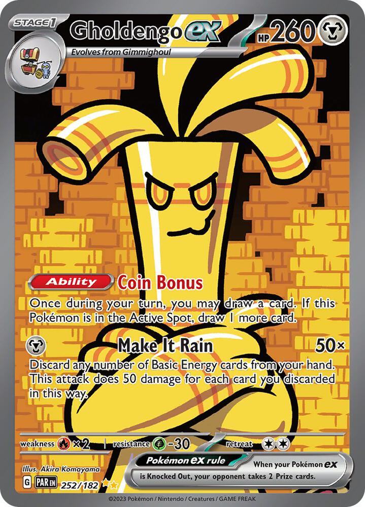 Gholdengo ex - 252/182 card image