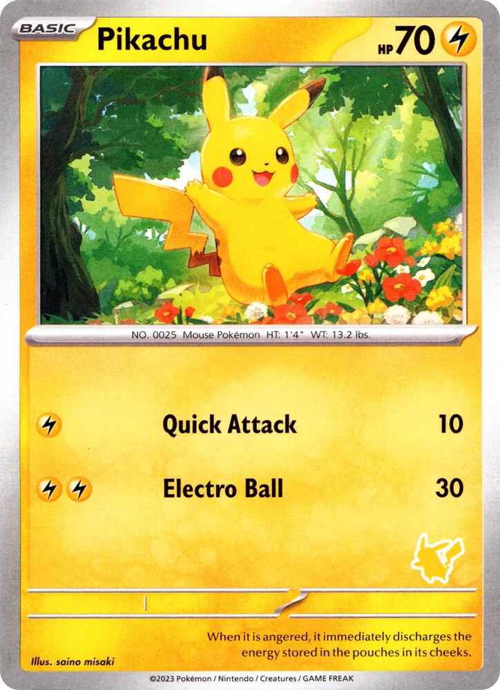Pikachu card image