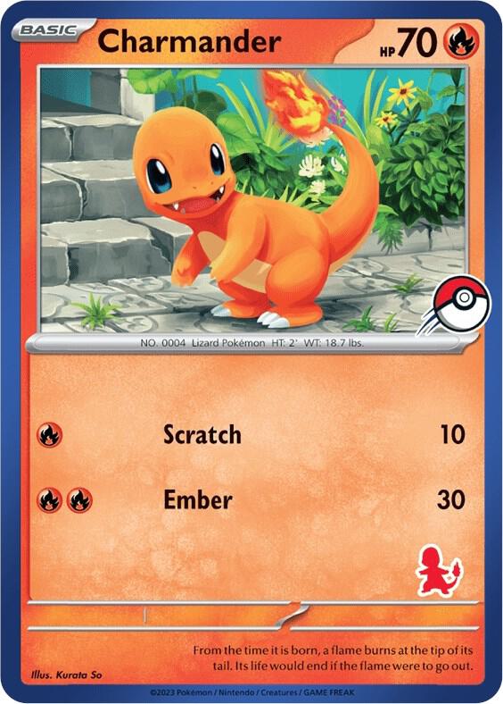 Charmander (Blue Border) card image