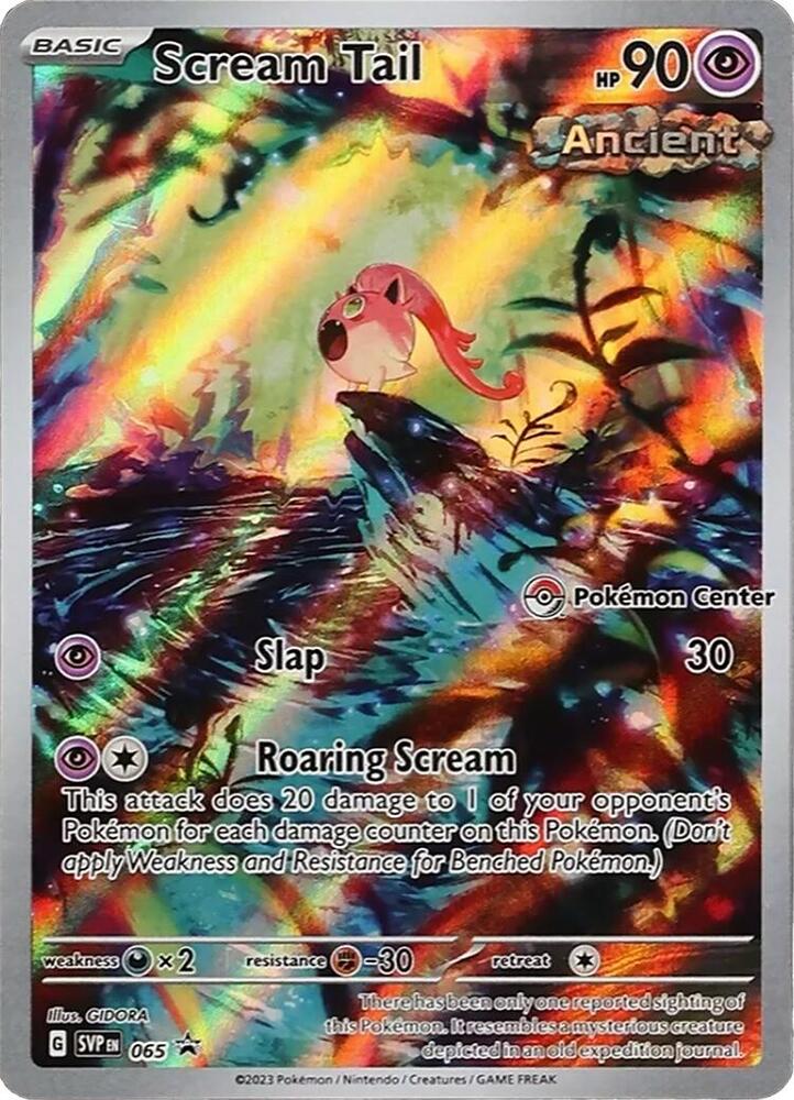 Scream Tail - 065 (Pokemon Center Exclusive) card image
