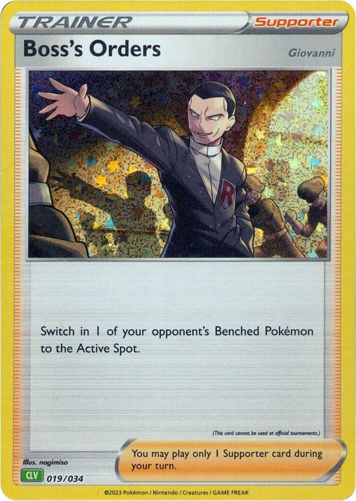 Boss's Orders (CLV) card image