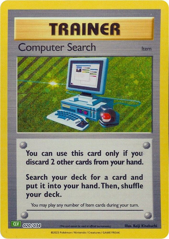 Computer Search (CLV) card image