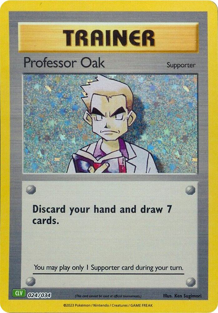 Professor Oak (CLV) card image