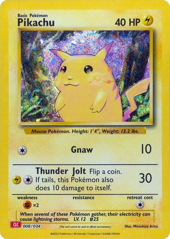 Pikachu card image