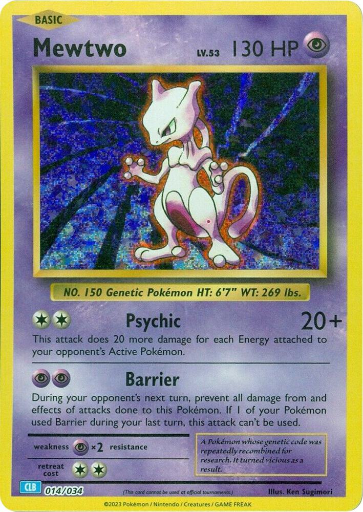 Mewtwo card image
