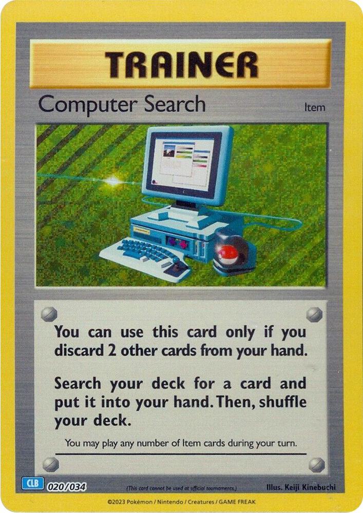 Computer Search (CLB) card image