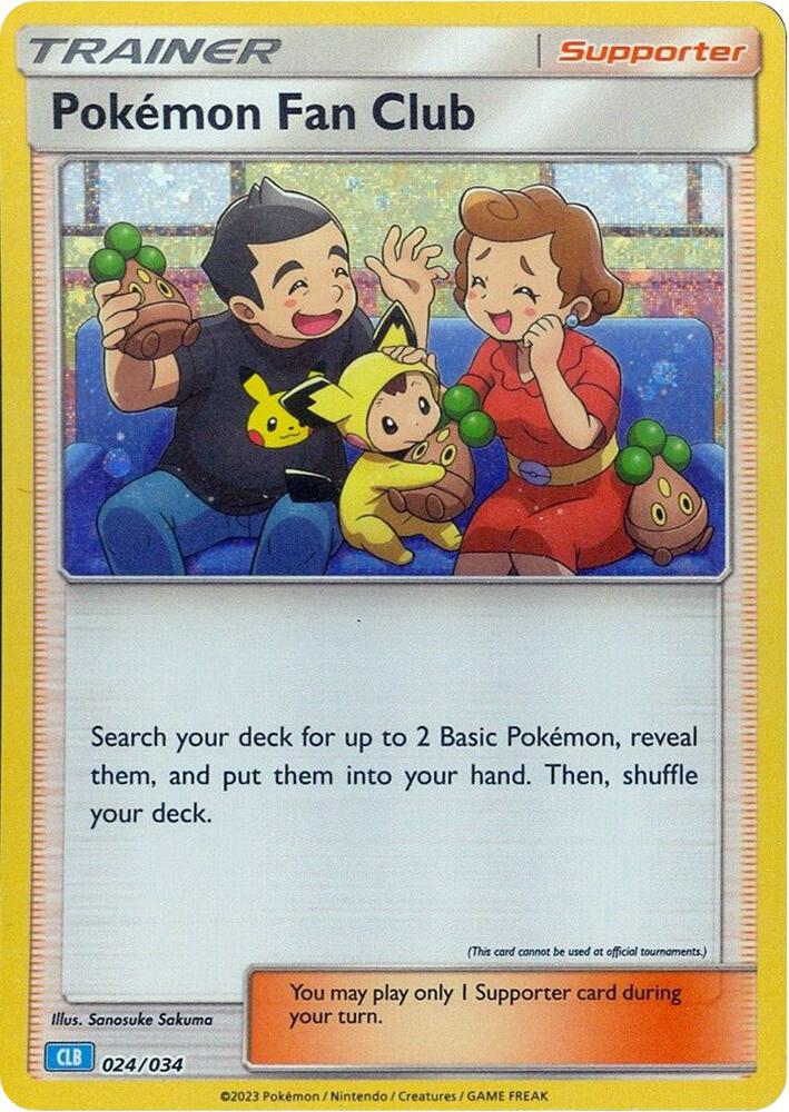 Pokemon Fan Club (CLB) card image