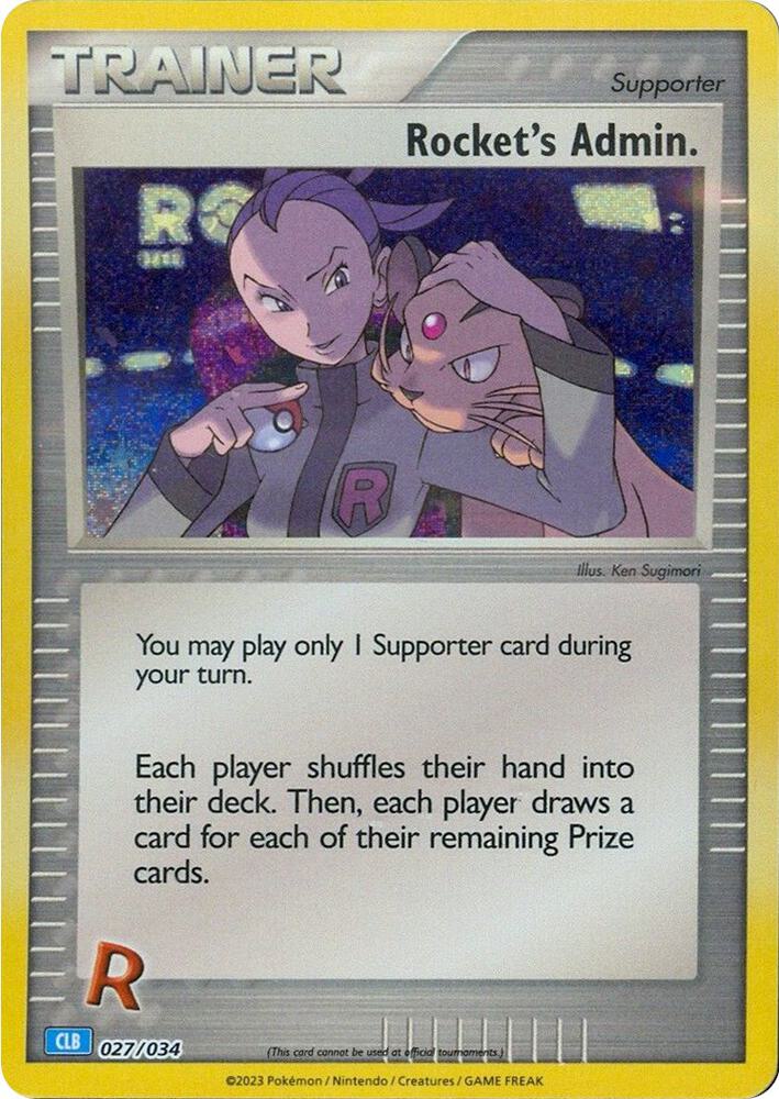 Rocket's Admin. (CLB) card image