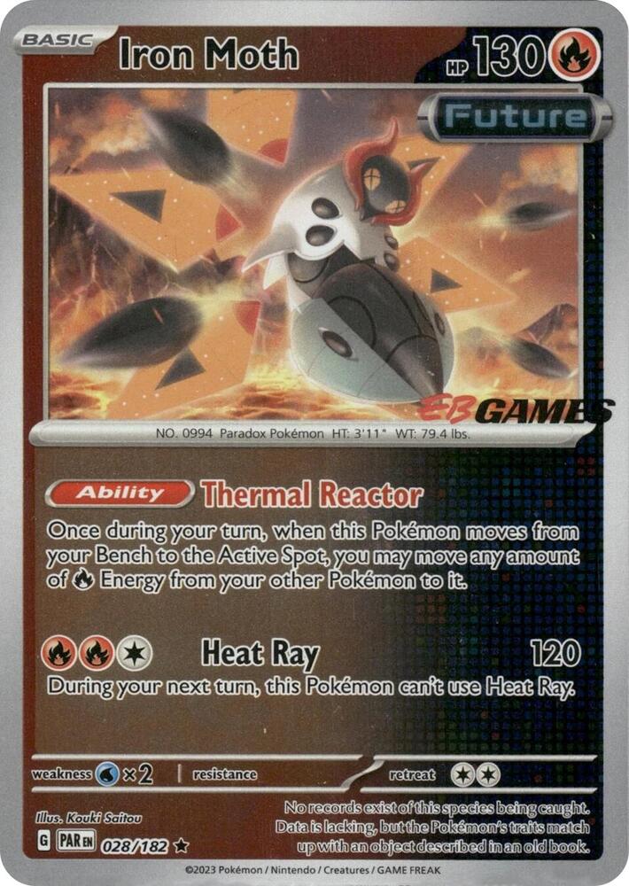 Iron Moth - 028/182 (EB Games Promo) card image