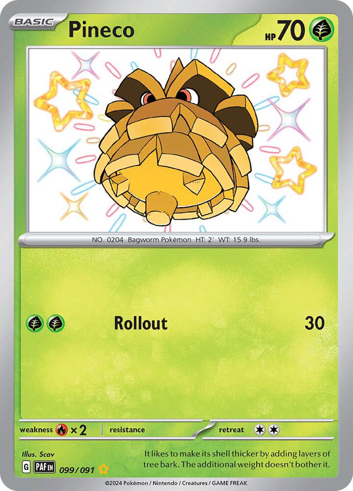 Pineco - 099/091 card image