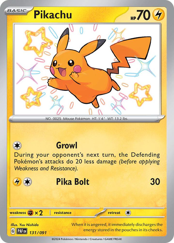 Pikachu - 131/091 card image