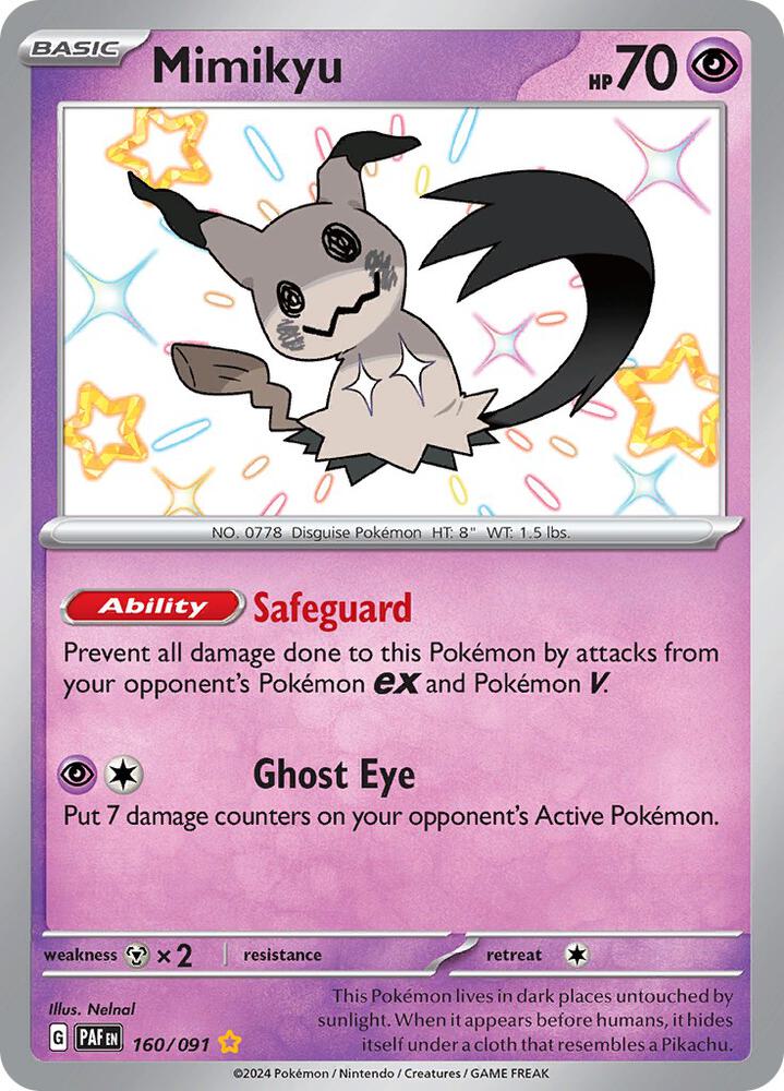 Mimikyu -160/091 card image