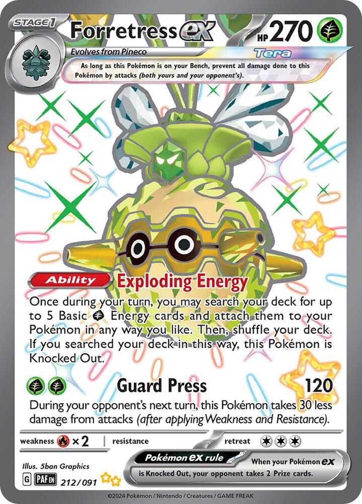 Forretress ex - 212/091 card image