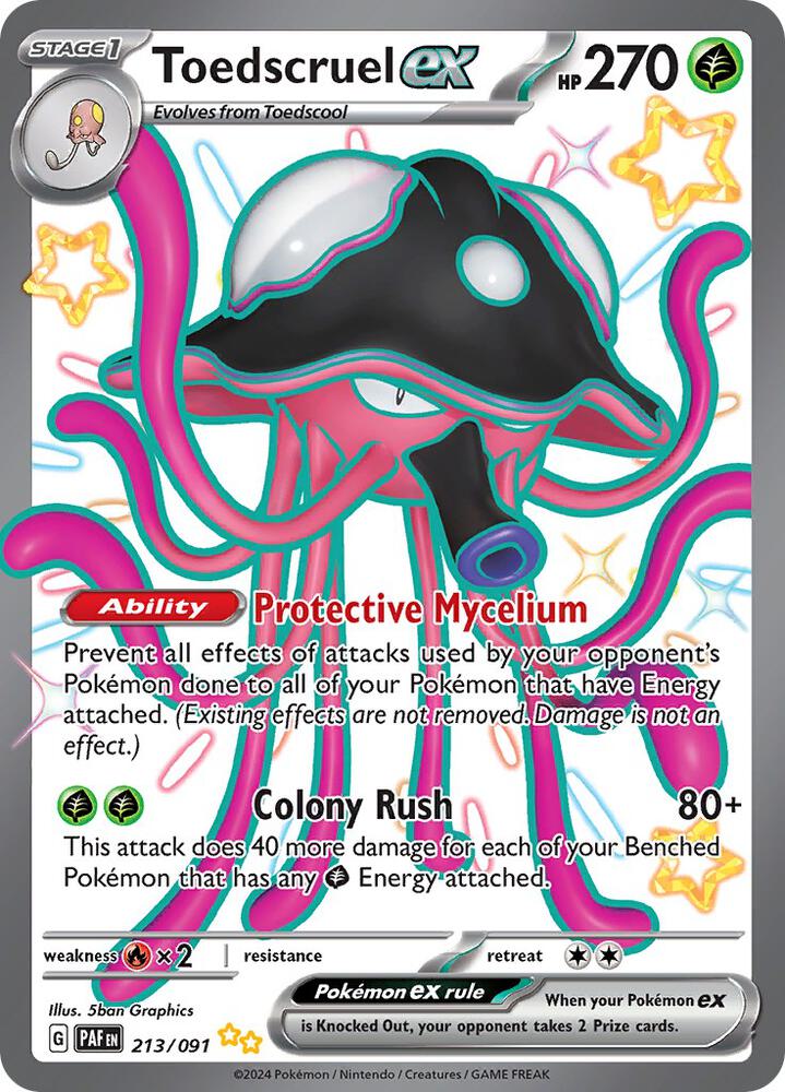 Toedscruel ex - 213/091 card image
