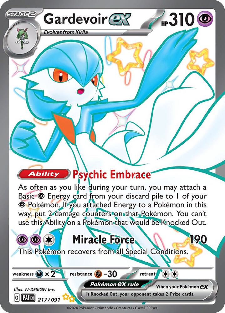 Gardevoir ex - 217/091 card image