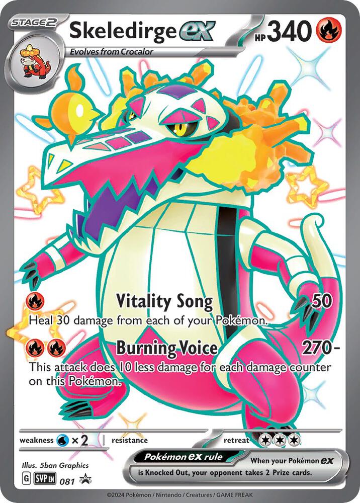 Skeledirge ex - 081 card image