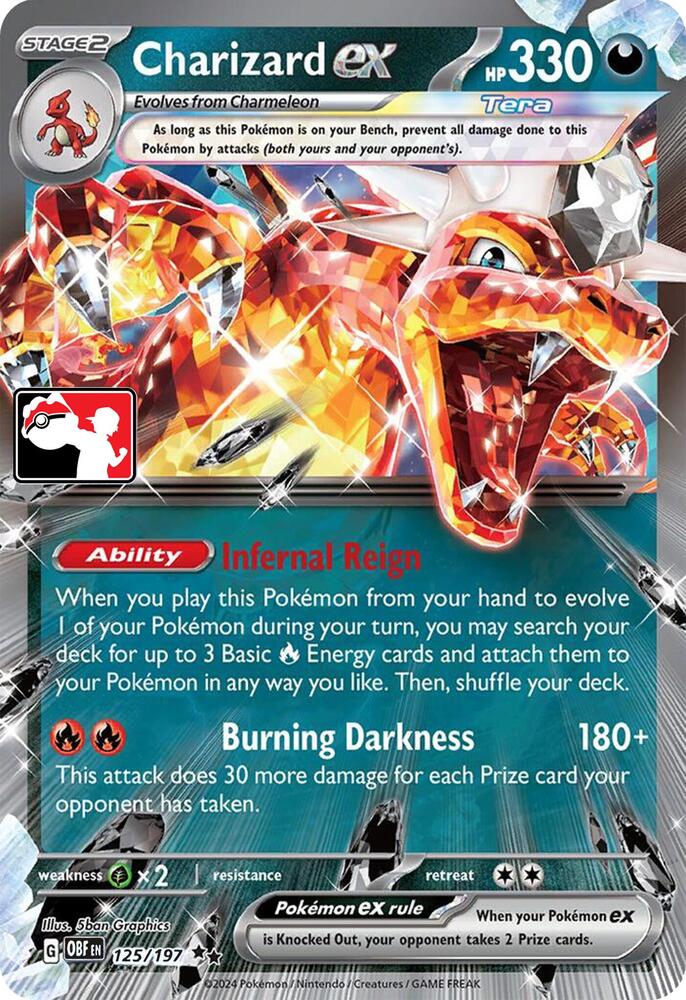 Charizard ex - 125/197 card image