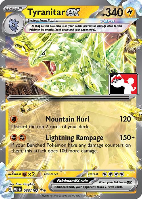 Tyranitar ex - 066/197 card image