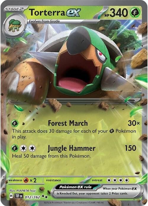 Torterra ex - 012/162 card image