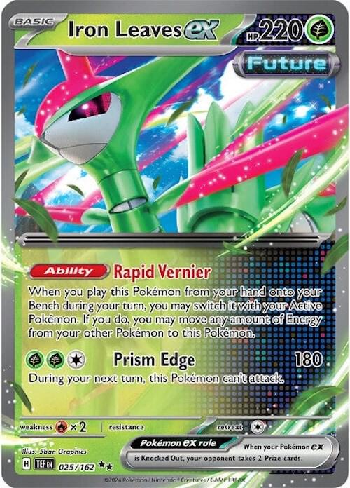 Iron Leaves ex - 025/162 card image