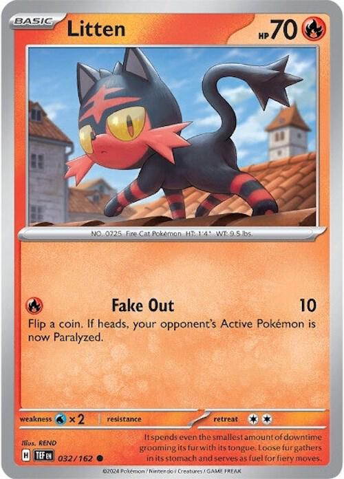 Litten - 032/162 card image