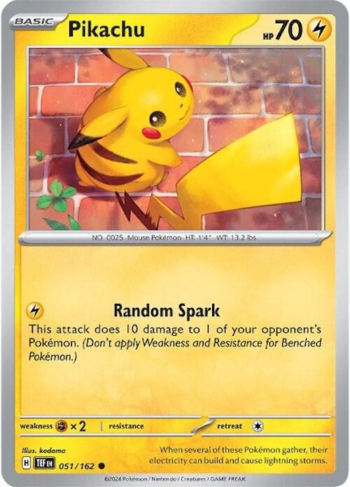 Pikachu card image
