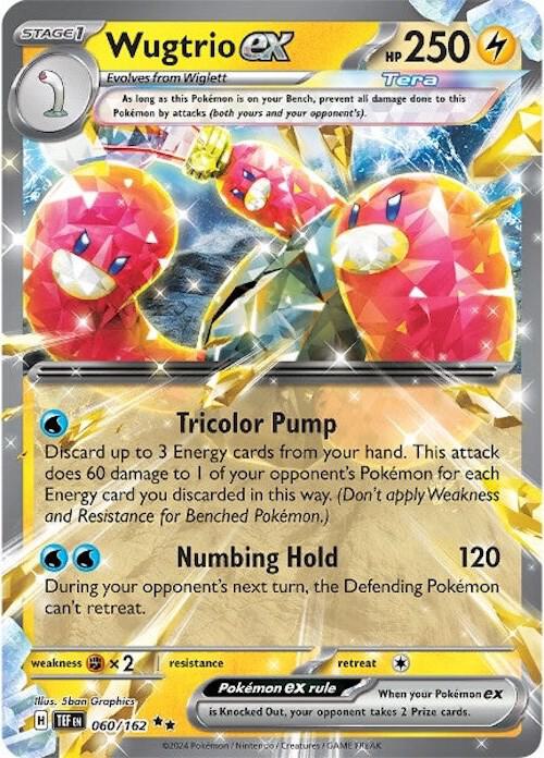 Wugtrio ex - 060/162 card image