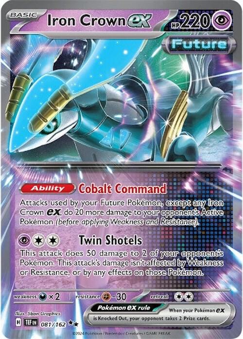 Iron Crown ex - 081/162 card image