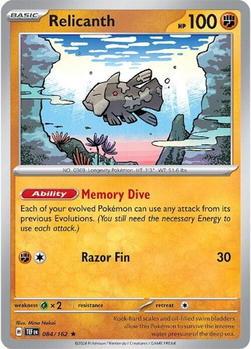 Relicanth - 084/162 card image