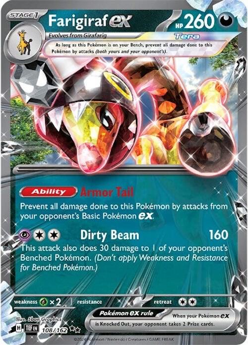 Farigiraf ex - 108/162 card image