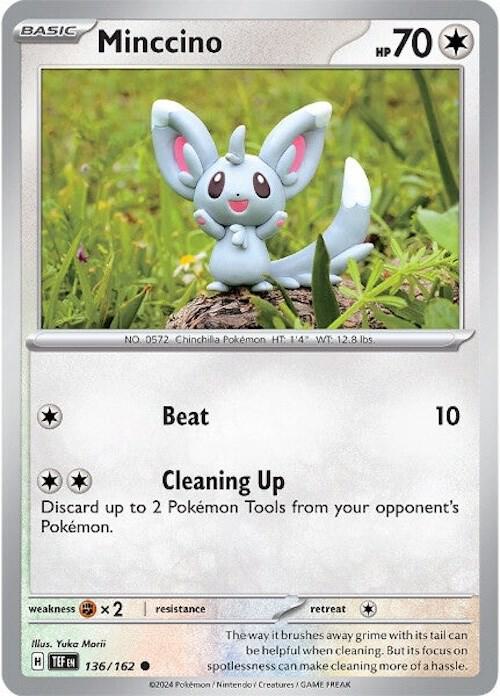 Minccino - 136/162 card image