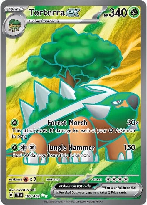 Torterra ex - 185/162 card image