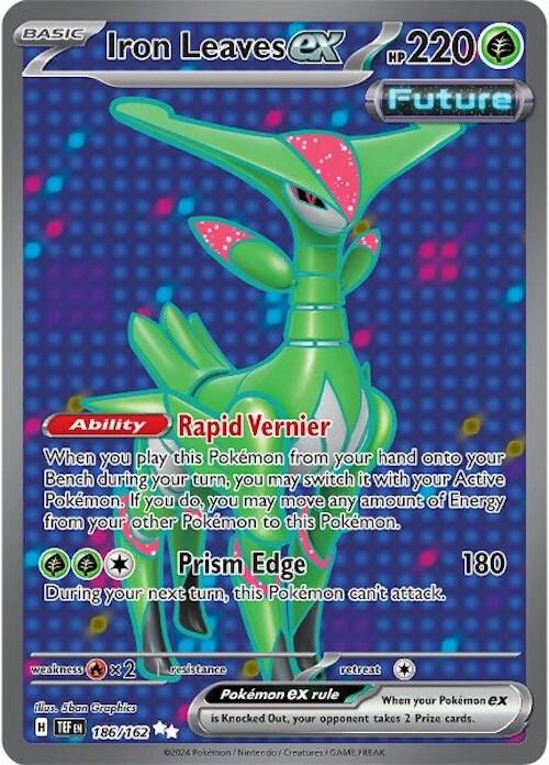 Iron Leaves ex - 186/162 card image