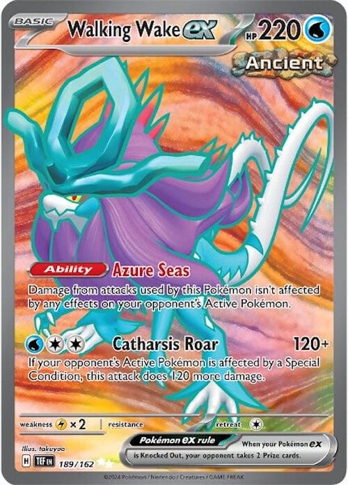Walking Wake ex - 189/162 card image