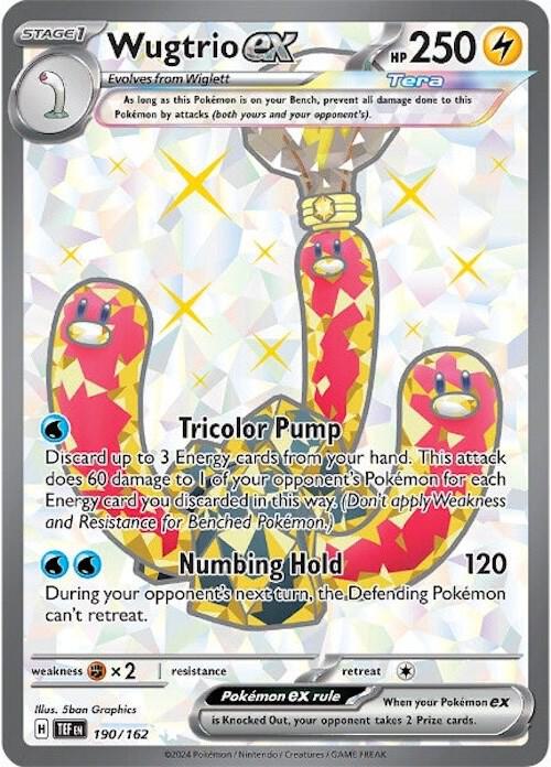 Wugtrio ex - 190/162 card image